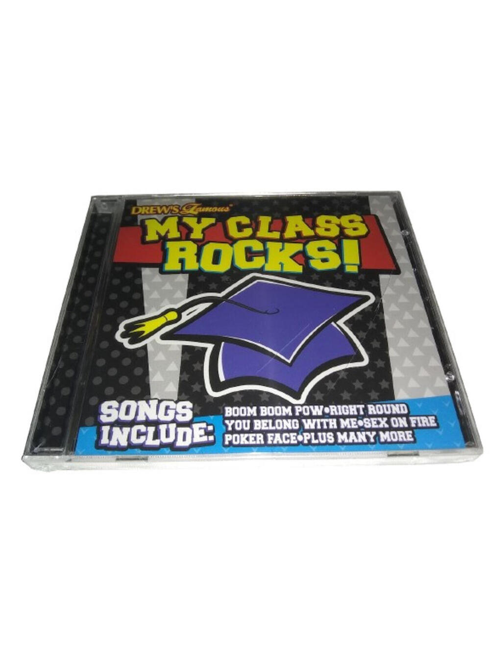 Drews Famous My Class Rocks! Turn Up The Music Audio Cd New W/Jewel Case Cracks